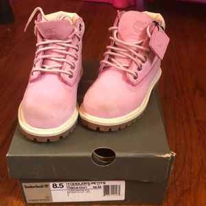 Girls Timberland boots size 8.5